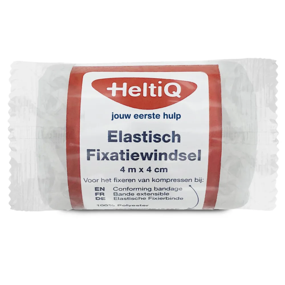 4x Elastisch Fixatiewindsel 4 m x 4 cm^HeltiQ Clearance