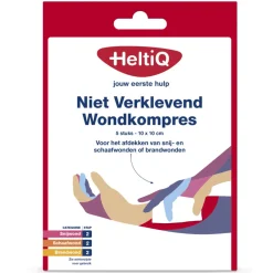 Discount 2x Niet Verklevend Wondkompres 10 x 10 cm 5 stuks Verbandmiddelen