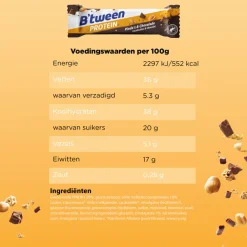 New 3x B'tween Protein Pinda & Chocolade 4x24gr Snacks & Tussendoortjes