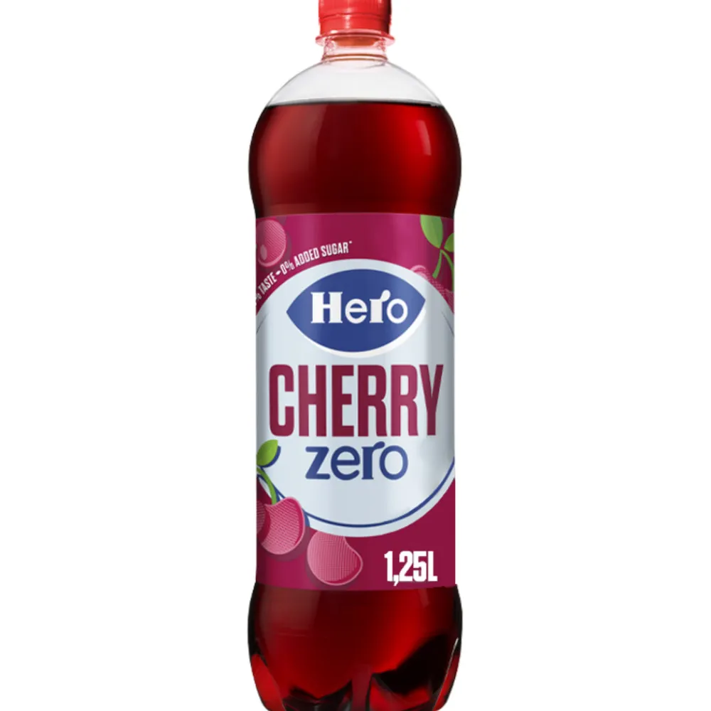 6x Cherry Zero 1,25 liter^Hero Clearance