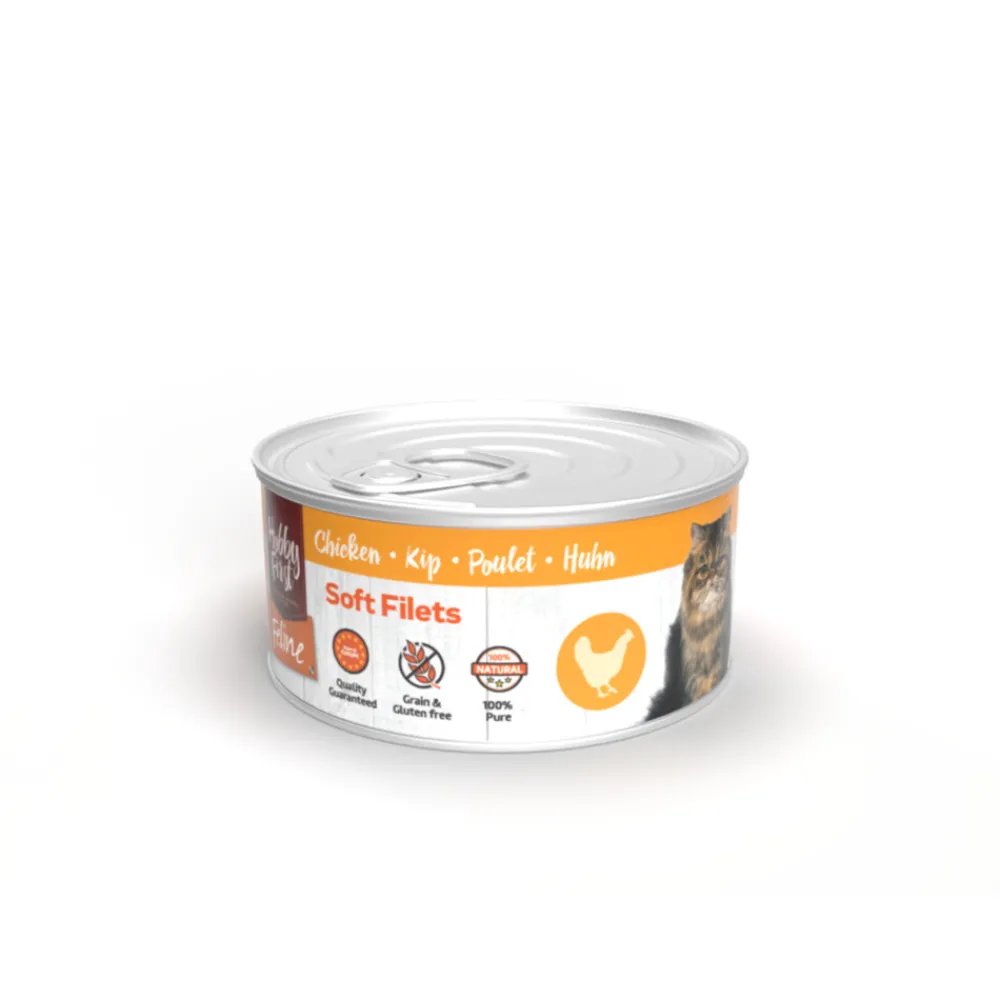 Hot 12x Blik Zachte Filets Kip 70 gr Kattenvoer