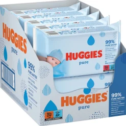 Babydoekjes<Huggies 10x Billendoekjes Pure 99% Water 10x56 = 560 stuks