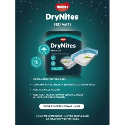 4x Bed Matrasbeschermers 7 stuks^Huggies DryNites