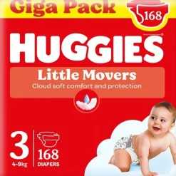 3x Little Movers Luiers Maat 3 (4 - 9 kg) 56 stuks^Huggies Best