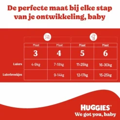 3x Little Movers Luiers Maat 3 (4 - 9 kg) 56 stuks^Huggies Best