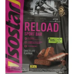 Snacks & Tussendoortjes|Sportvoeding & Drank<Isostar 12x Reload Sportreep Chocolade 3 x 40 gr
