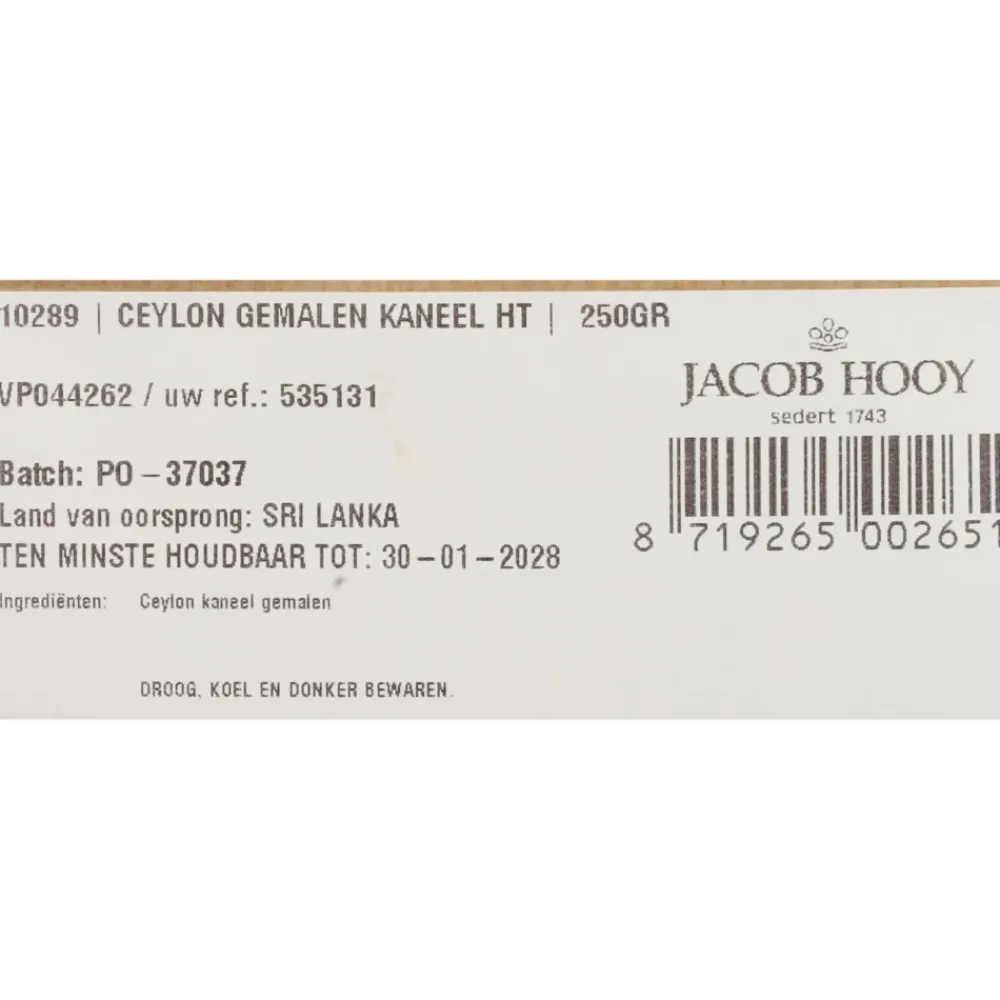 Discount 3x Kaneel Ceylon Gemalen 250 gr Kruiden