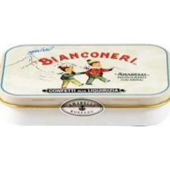 6x Laurierdrop Blikje Wit Snoep