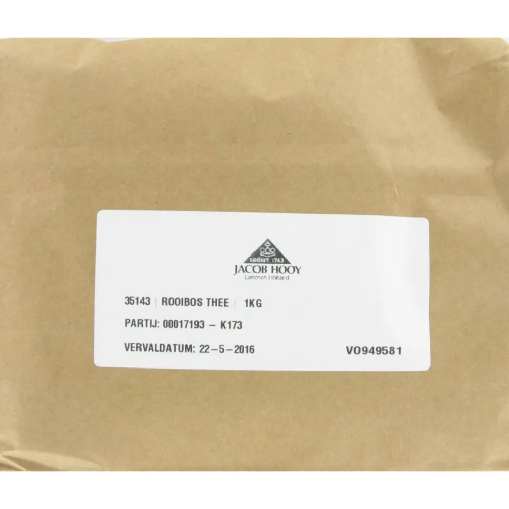Thee<Jacob Hooy 3x Rooibos Thee 1 kg