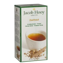 Thee<Jacob Hooy 3x Zoethout Theezakjes 20 stuks