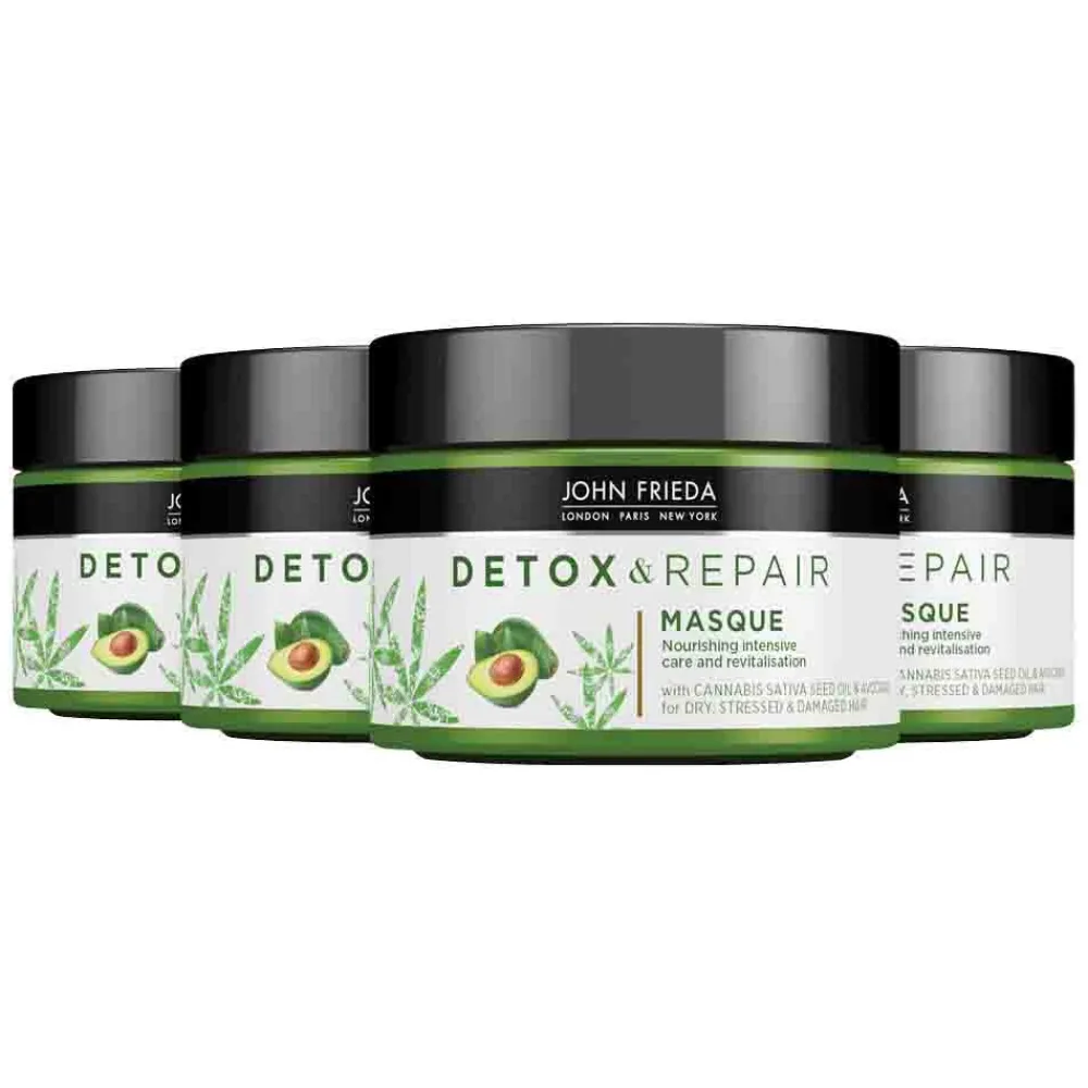 Haarverzorging<John Frieda 4x Detox & Repair Haarmasker 250 ml