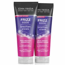 4x Frizz Ease Brazilian Sleek Shampoo 250 ml^John Frieda Best