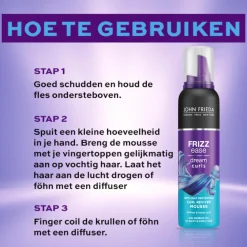 Clearance 4x Frizz-Ease Dream Curls Reviver Mousse 200 ml Haarstyling