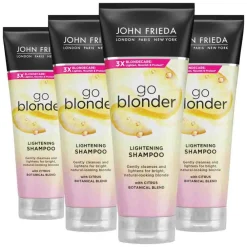 4x Sheer Blonde Go Blonder Shampoo 250 ml Shampoo