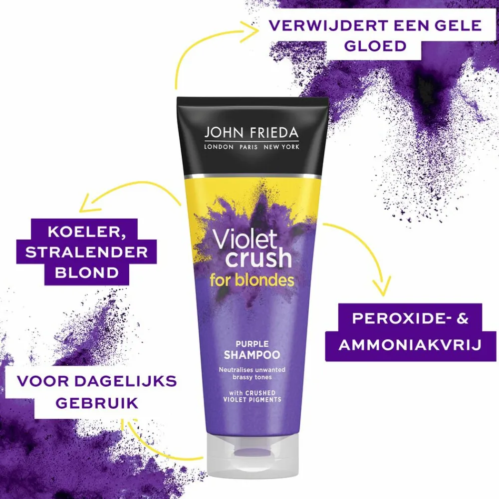 Shampoo<John Frieda 4x Violet Crush Shampoo Purple 250 ml