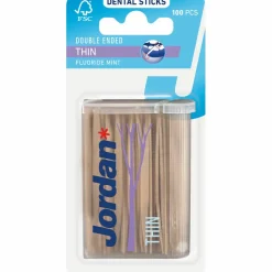 12x Tandenstokers Double Ended Thin 100 stuks^Jordan Clearance