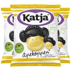 Snoep<Katja 3x Apekoppen 65 gram
