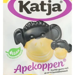 Snoep<Katja 3x Apekoppen 65 gram