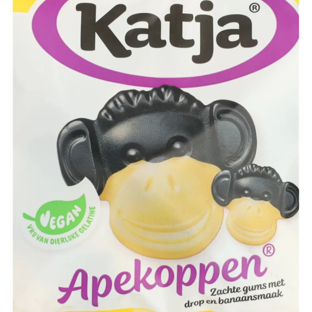 Snoep<Katja 3x Apekoppen 65 gram