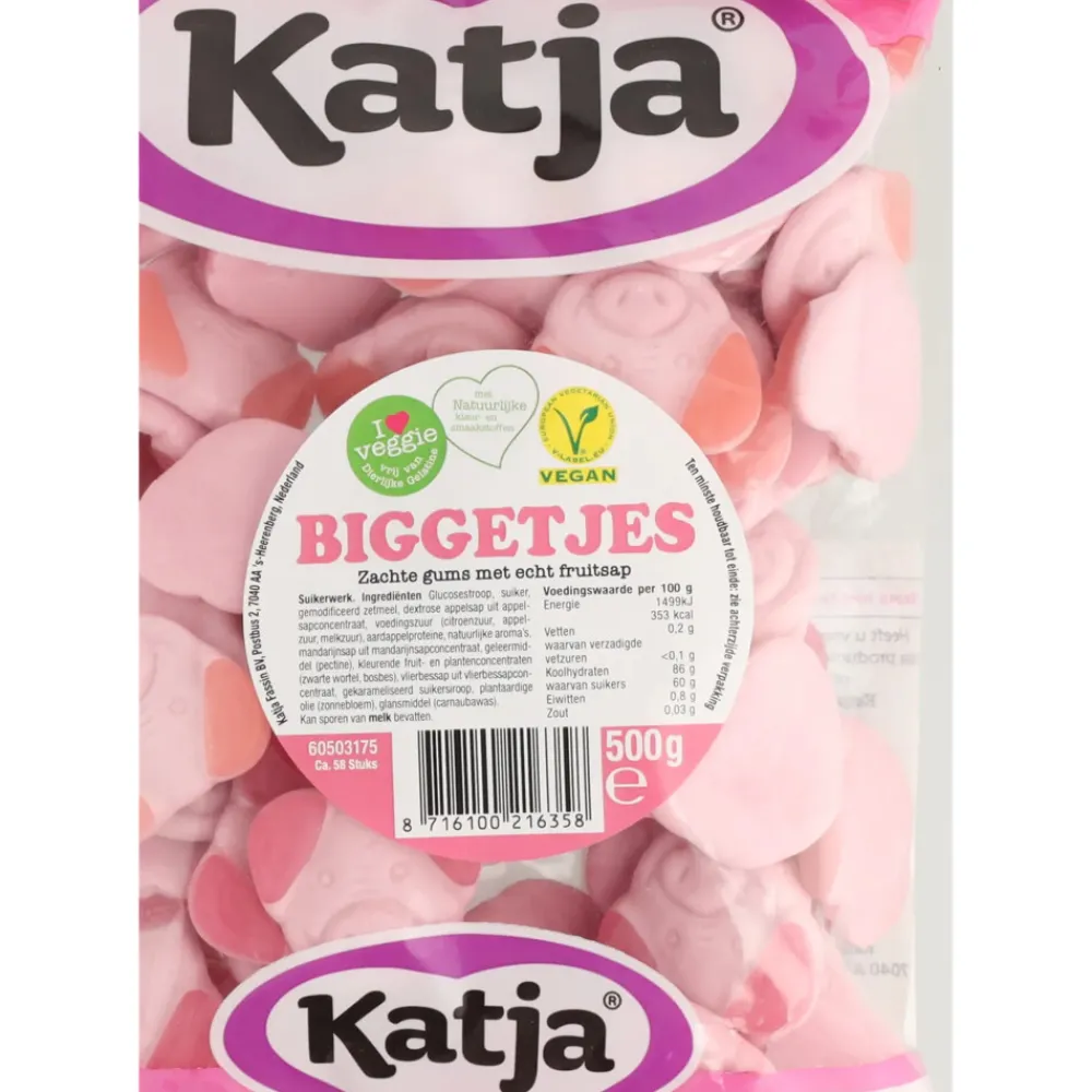 Snoep<Katja 3x Biggetjes 500 gr