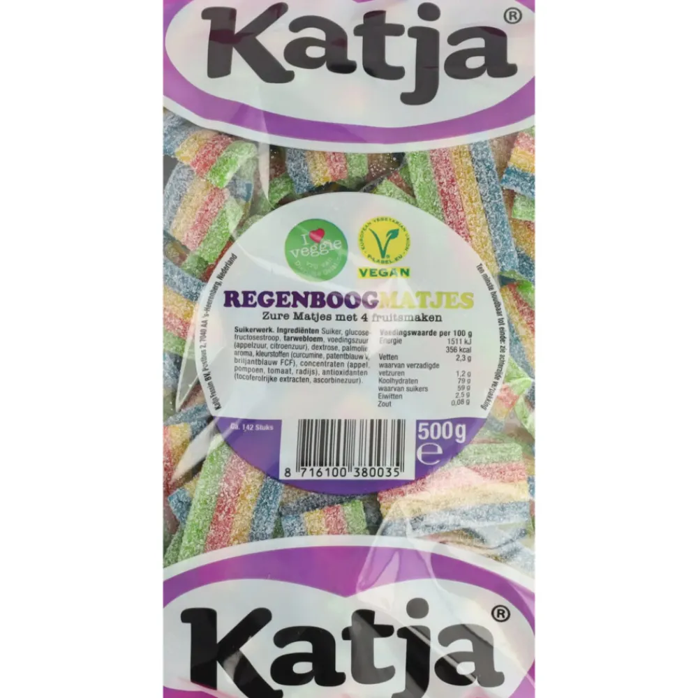 Snoep<Katja 3x Regenboogmatjes 500 gr