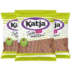 Snoep<Katja 3x Zure Matten Regenboog 125 gr