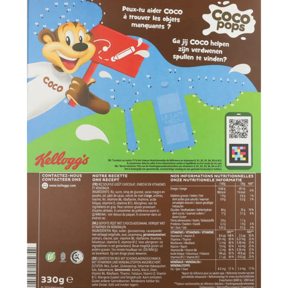 Discount 3x Kellogg's Coco Pops 330 gr Ontbijtgranen