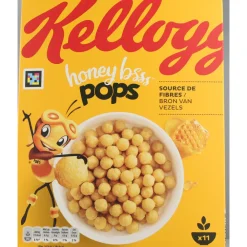 Ontbijtgranen<Kelloggs 4x Kellogg's Honey Pops Ontbijtgranen 330 gr