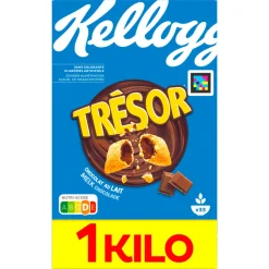 New 6x Kellogg's Tresor Melk Chocolade 1000 gr Ontbijtgranen