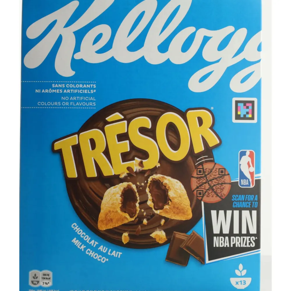 New 6x Kellogg's Tresor Melk Chocolade 410 gr Ontbijtgranen