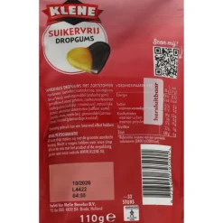 3x Dropgums Suikervrij 105 gr^Klene Discount