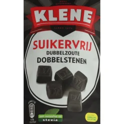6x Dubbelzoute Dobbelstenen Suikervrij 105 gr^Klene Online