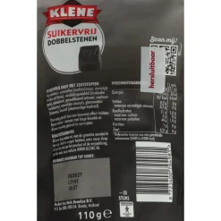 New 3x Dubbelzoute Dobbelstenen Suikervrij 105 gr Snoep