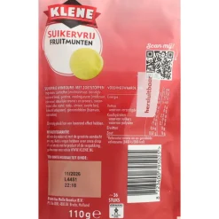 12x Fruitmunten Suikervrij 105 gr^Klene New