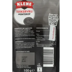 Outlet 3x Muntdrop Suikervrij 105 gr Snoep