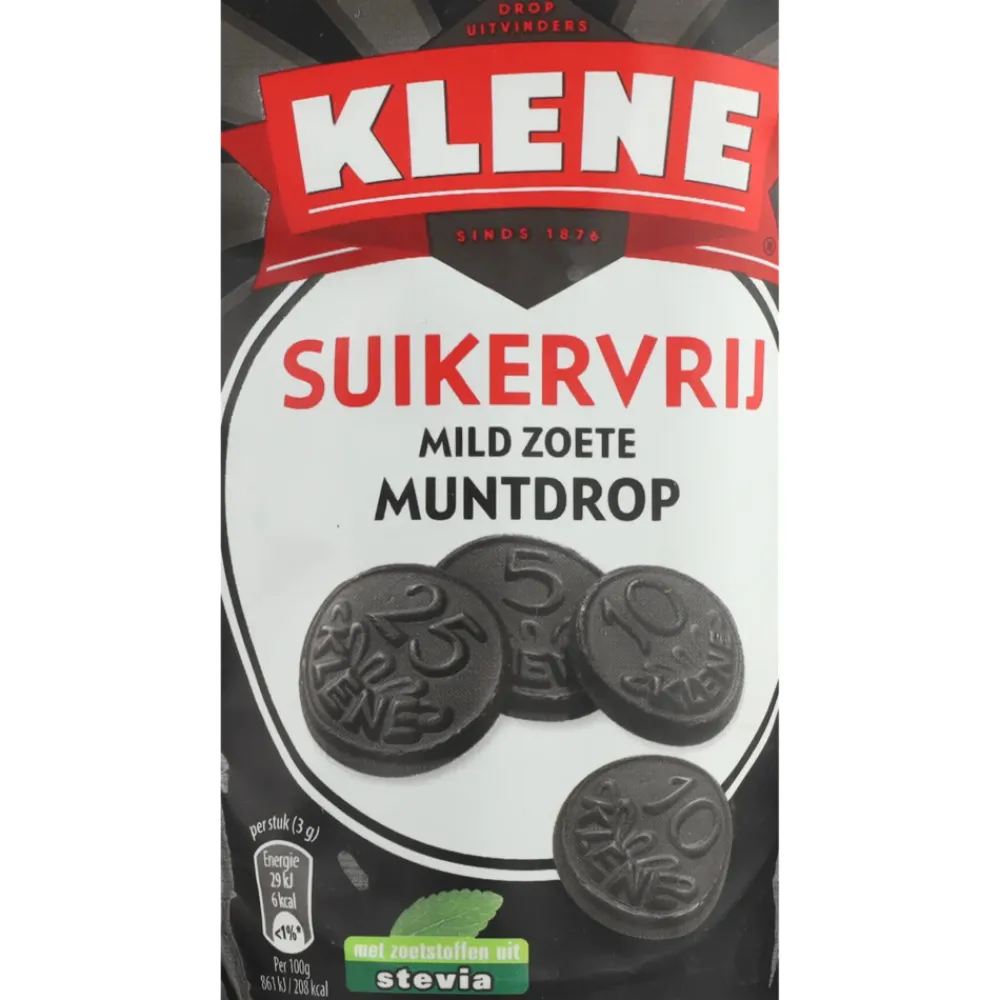 12x Muntdrop Suikervrij 105 gr^Klene Outlet