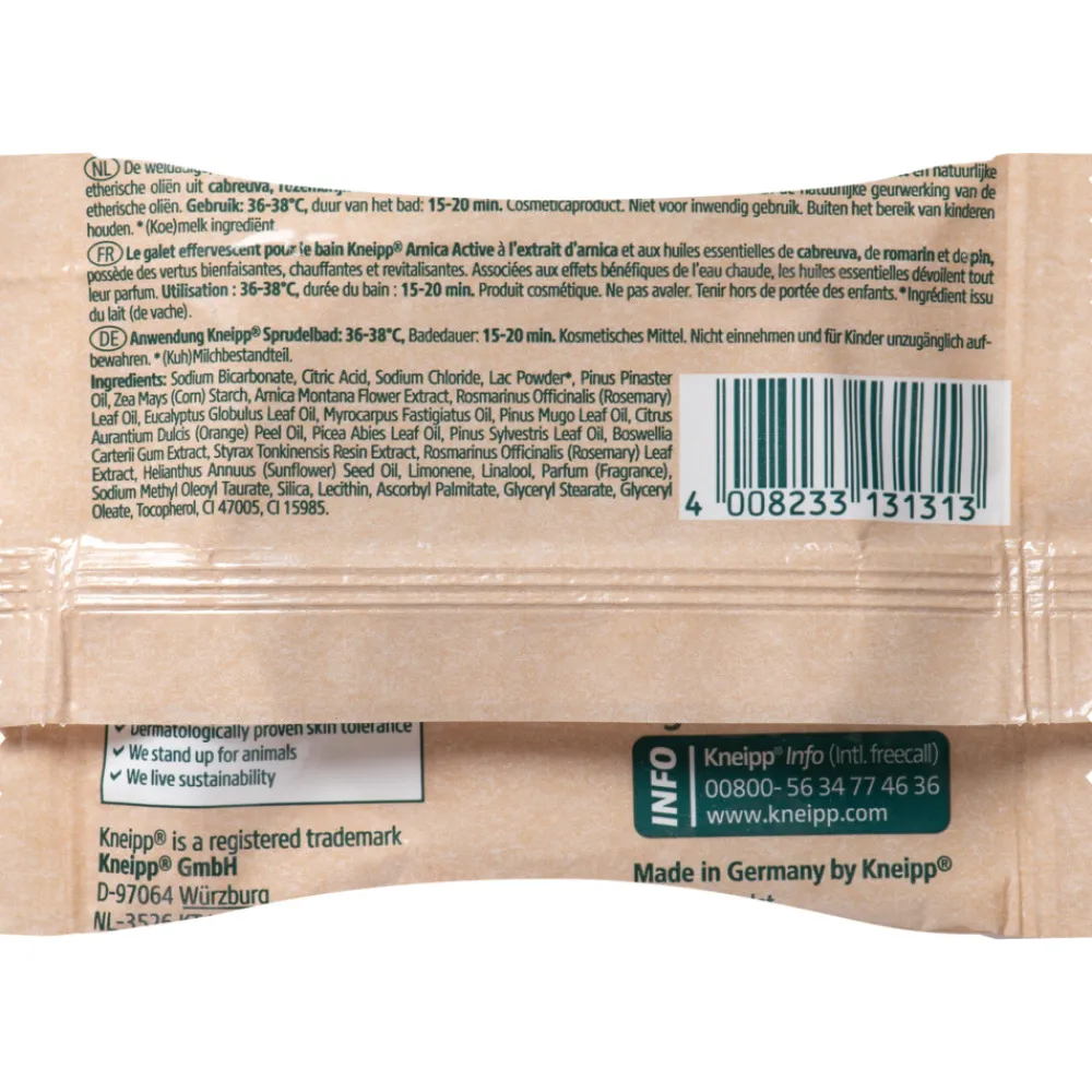 Bad & Douche<Kneipp 12x Badbruistablet Arnica Active 80 gr