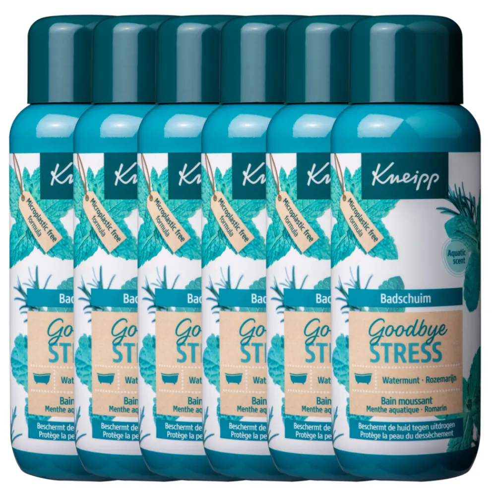 Bad & Douche<Kneipp 6x Badschuim Goodbye Stress 400 ml