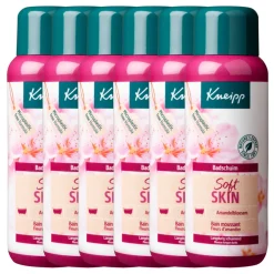 Bad & Douche<Kneipp 6x Badschuim Soft Skin Amandelbloesem 400 ml