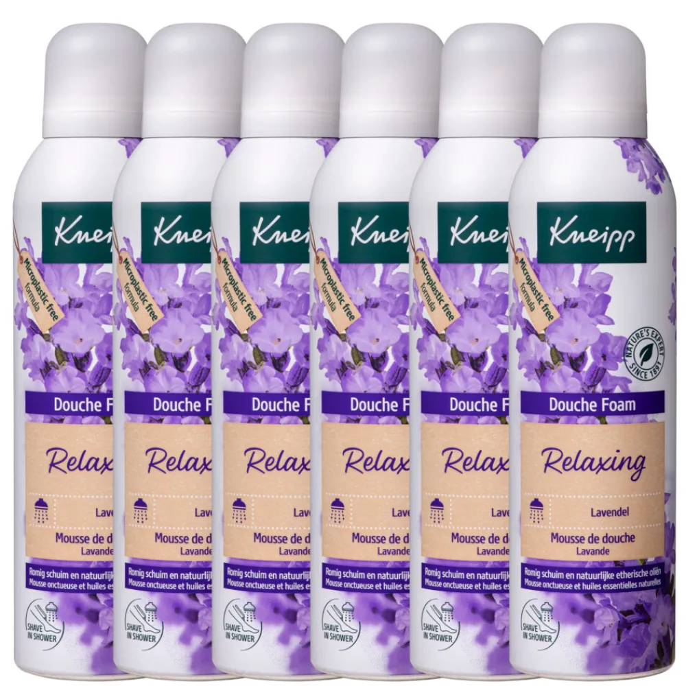 6x Douche Foam Relaxing 200 ml^Kneipp Outlet