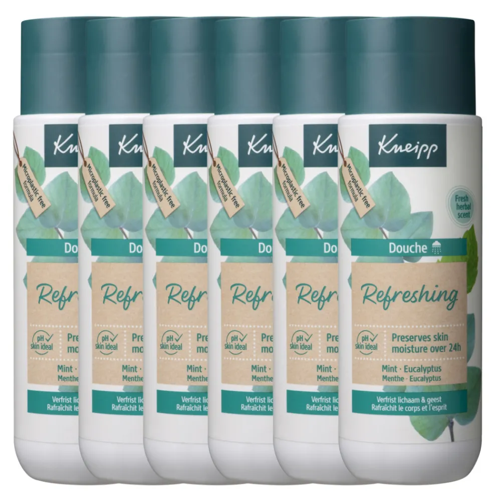 Hot 6x Douche Refreshing Mint Eucalyptus 200 ml Bad & Douche