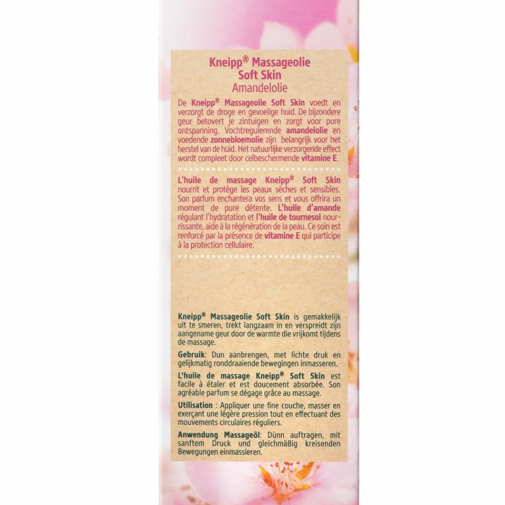 6x Massageolie Soft Skin Amandelbloesem 100 ml^Kneipp Outlet