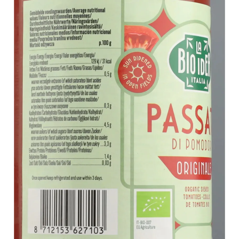 Soepen & Sauzen<La Bio Idea 2x Passata 680 gr