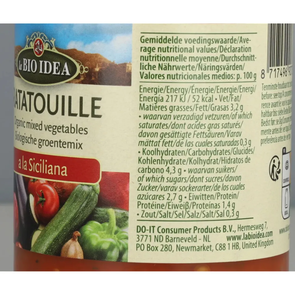 6x Ratatouille 300 gr^La Bio Idea Outlet