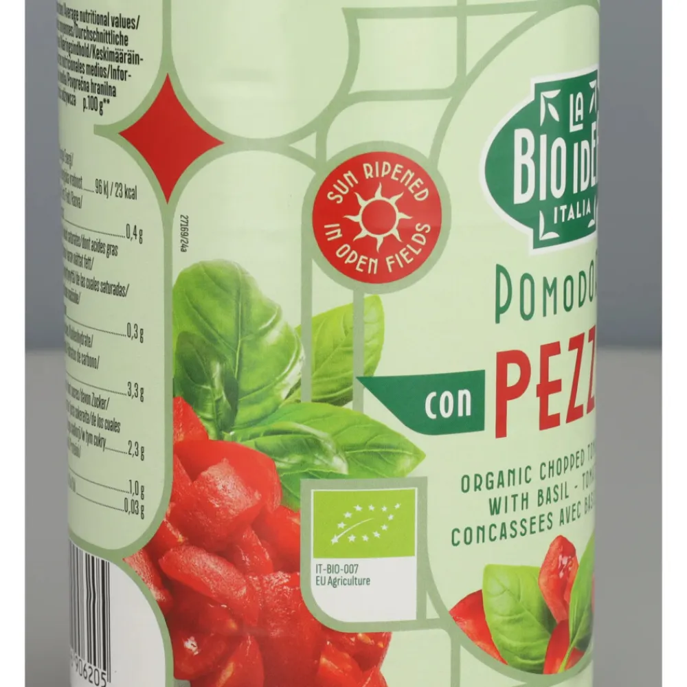 Groente<La Bio Idea 12x Tomatenblokjes Bio 400 gr