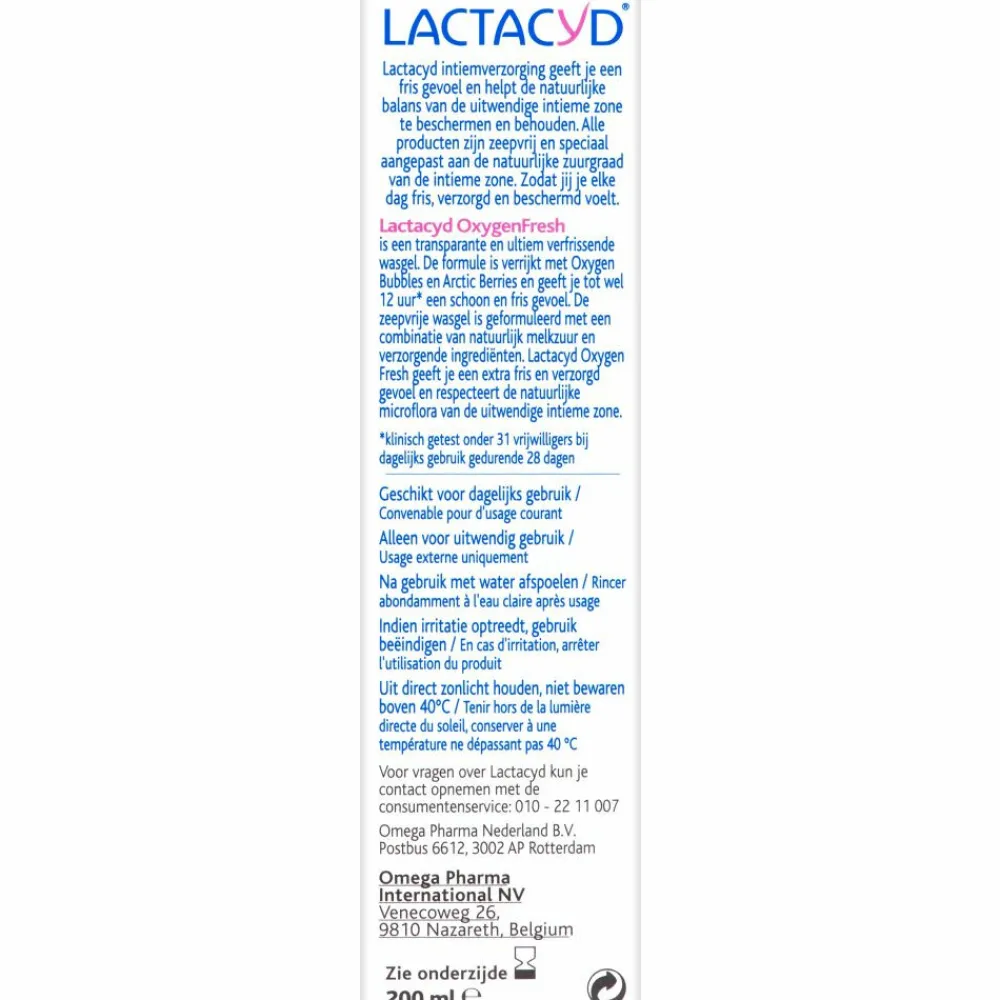 4x Oxygen Fresh 200 ml^Lactacyd Discount