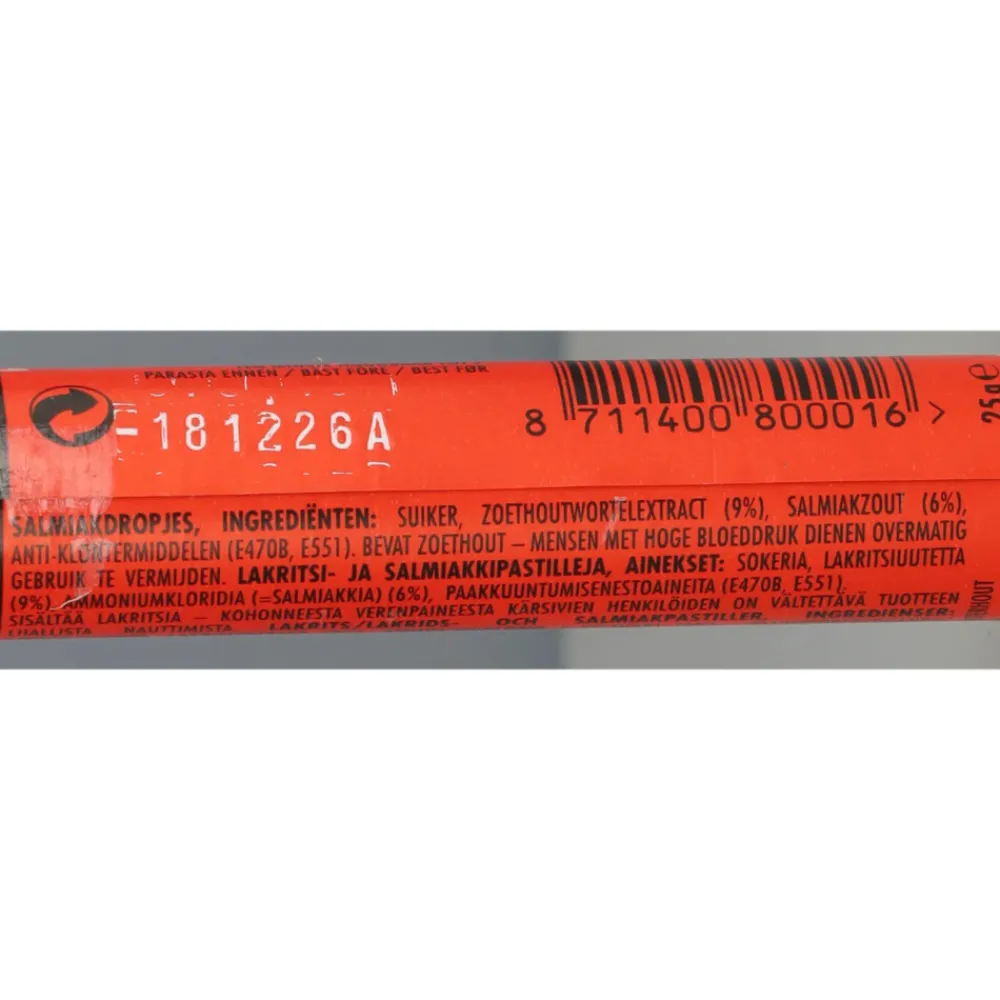 Snoep<lakrisal 40x Salmiak
