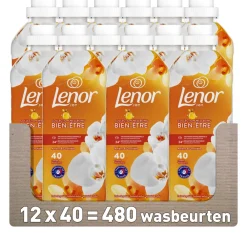 12x Wasverzachter Amber & Orchidee 40 Wasbeurten 840 ml Wasverzachter