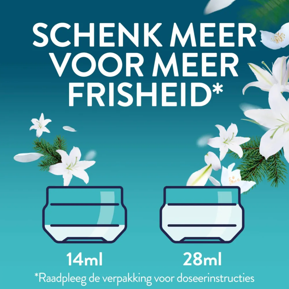 Clearance 6x Wasverzachter Fresh Air Noorderlicht 36 Wasbeurten 504 ml Wasverzachter