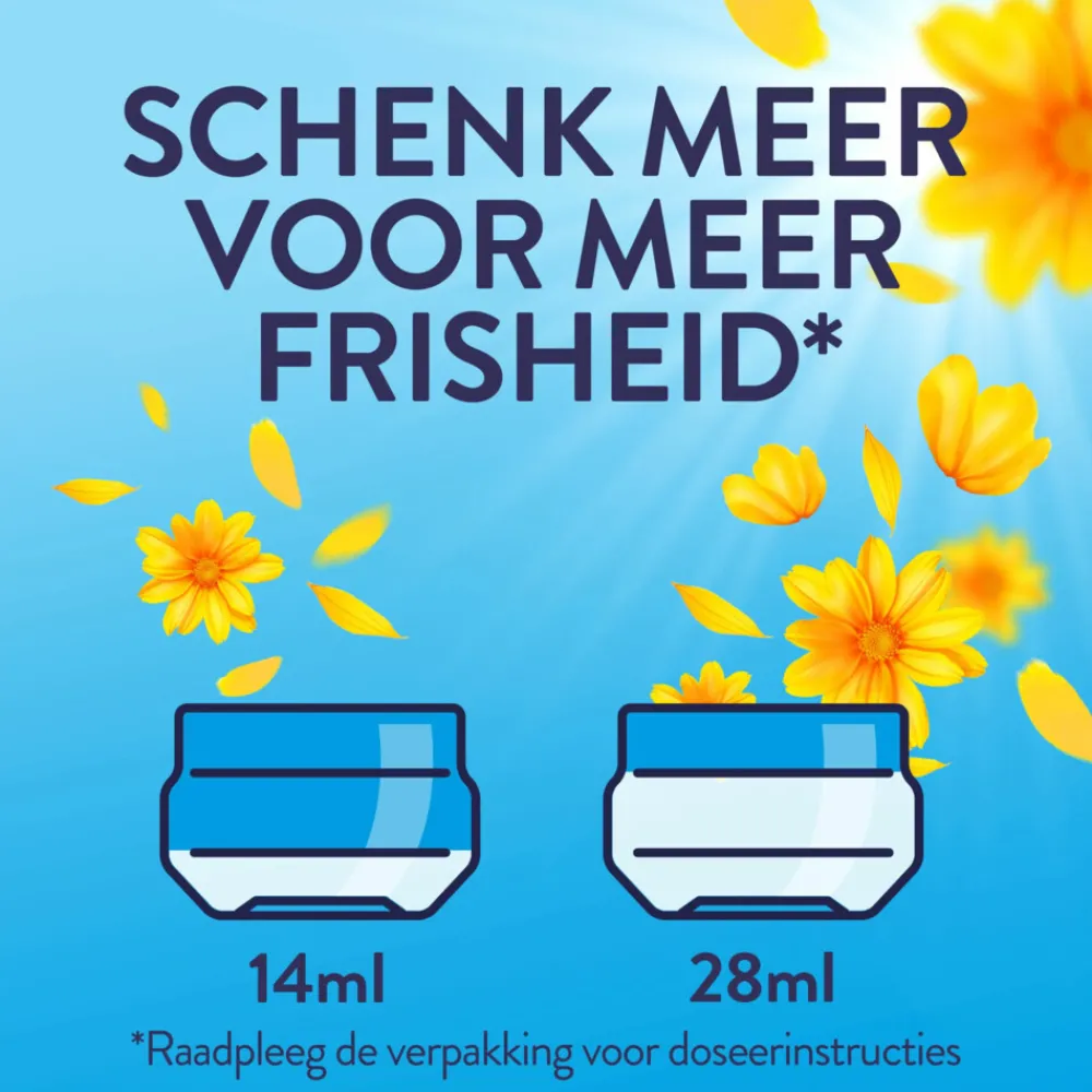 Wasverzachter<Lenor 6x Wasverzachter Fresh Air Zonnestralen 36 Wasbeurten 504 ml